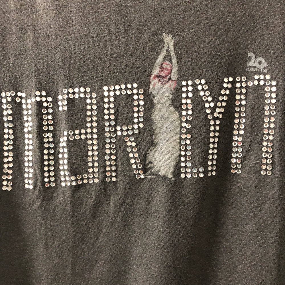 Vintage Marilyn Monroe Swarovski Crystal T-Shirt